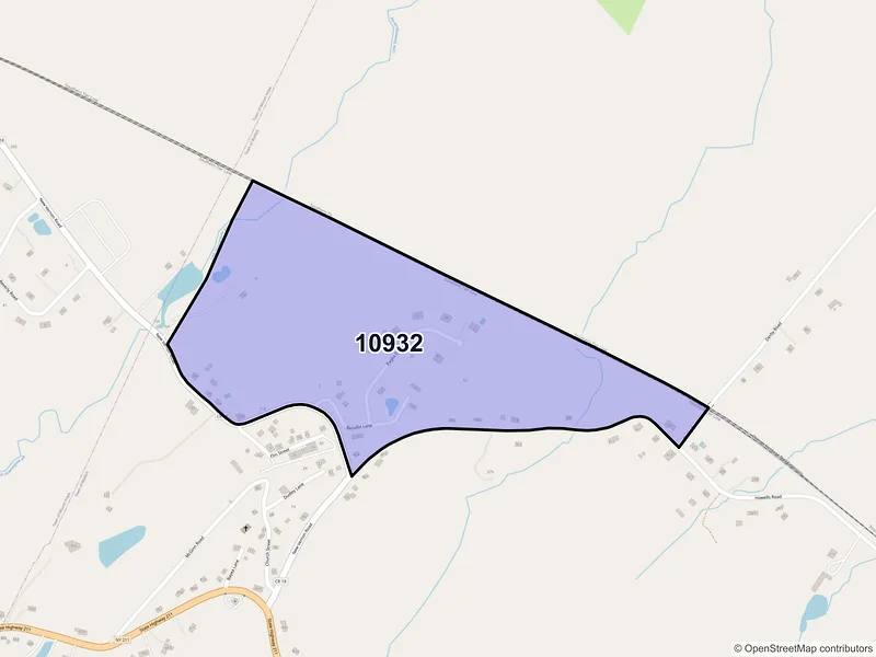 Map of Howells, New York and ZIP codes
