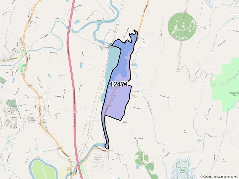 Map of Rifton, New York and ZIP codes
