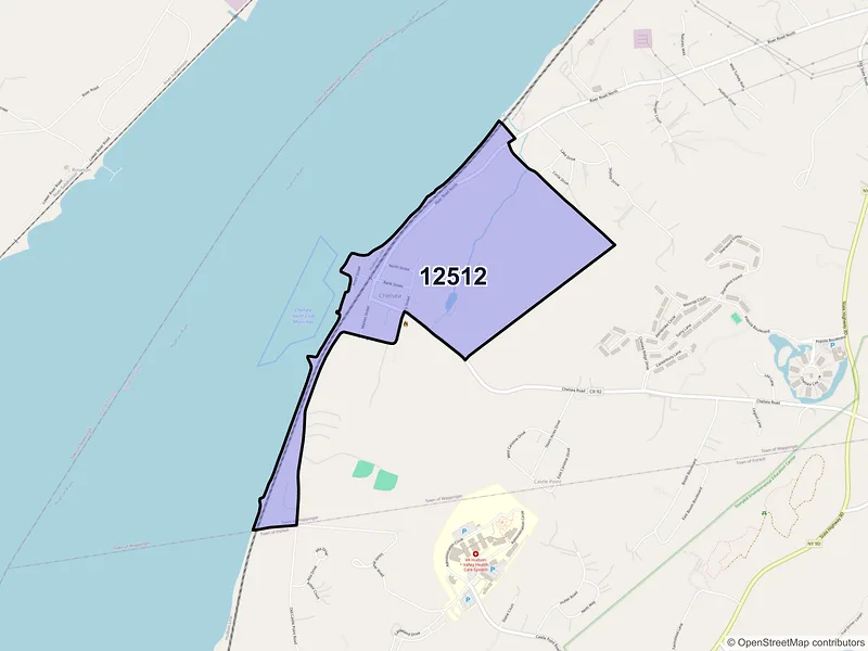 Map of Chelsea, New York and ZIP codes