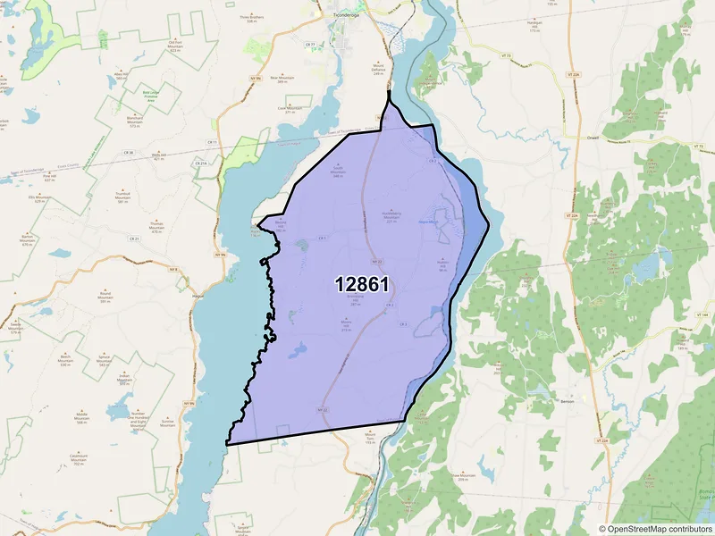Map of Putnam Station, New York and ZIP codes