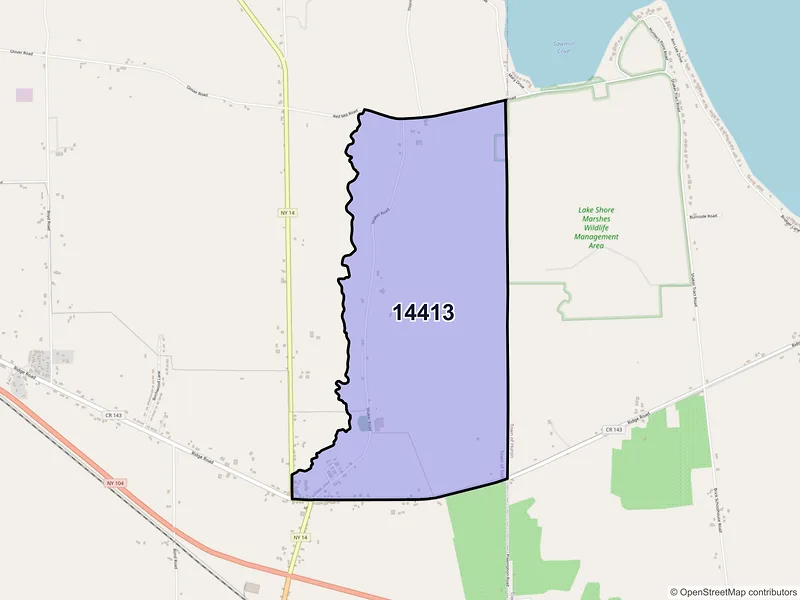 Map of Alton, New York and ZIP codes
