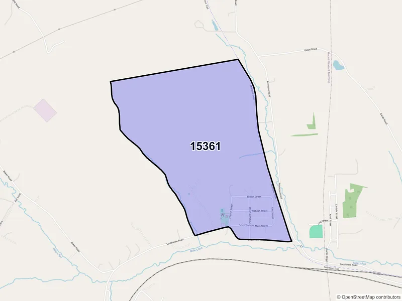 Map of Southview, Pennsylvania and ZIP codes