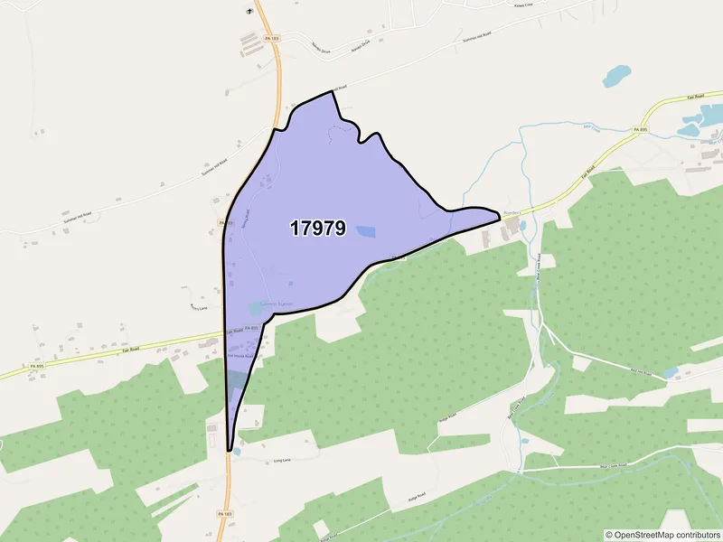Map of Summit Station, Pennsylvania and ZIP codes