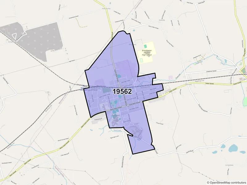 Map of Topton, Pennsylvania and ZIP codes