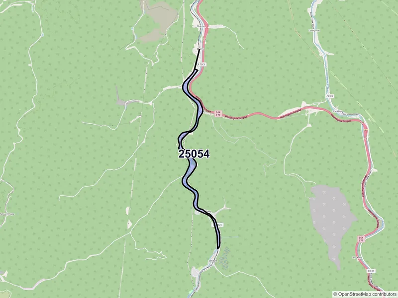 Map of Dawes, West Virginia and ZIP codes