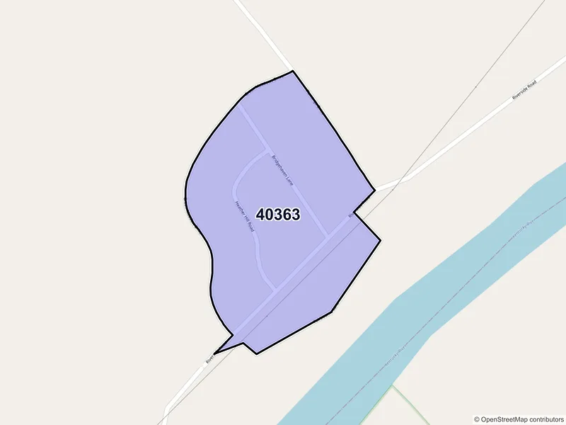 Map of Perry Park, Kentucky and ZIP codes