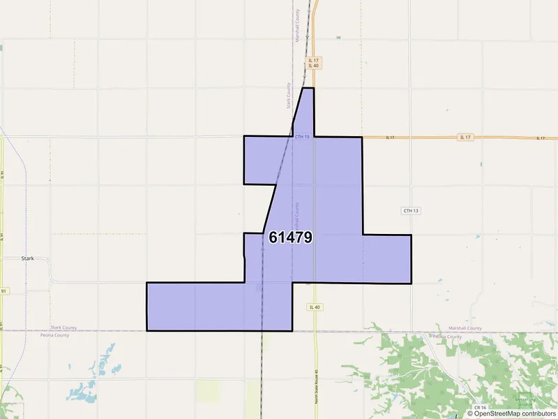 Map of Speer, Illinois and ZIP codes