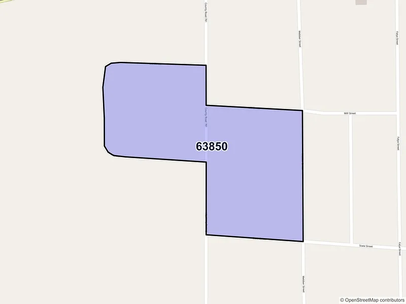 Map of Grayridge, Missouri and ZIP codes