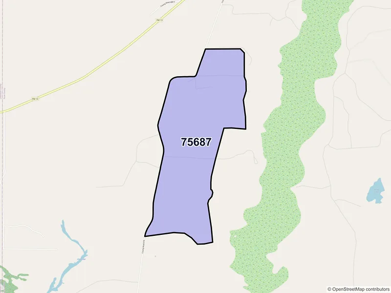Map of Price, Texas and ZIP codes