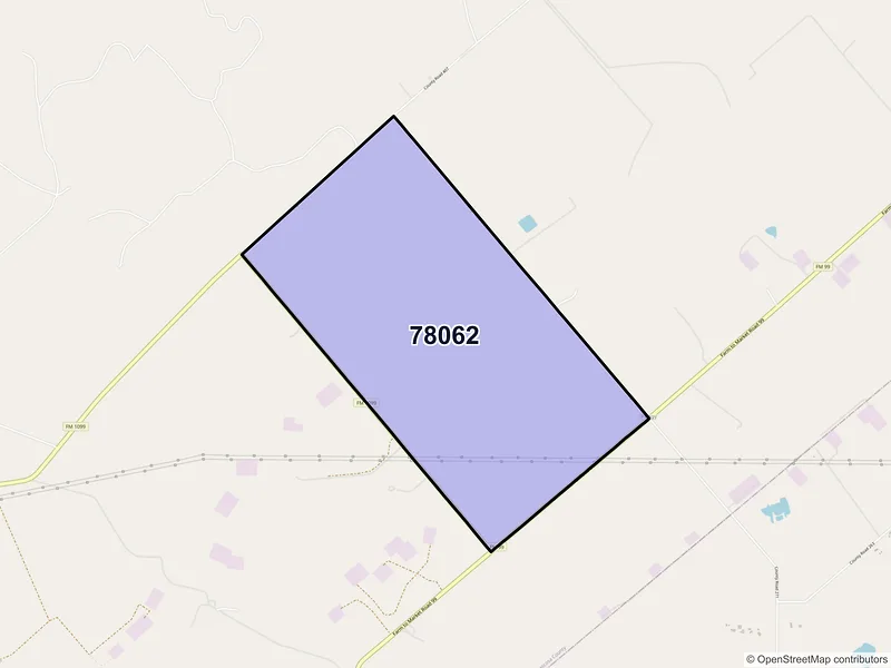 Map of Peggy, Texas and ZIP codes