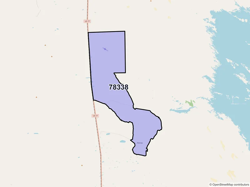 Map of Armstrong, Texas and ZIP codes