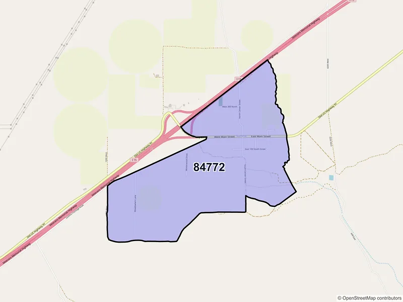 Map of Summit, Utah and ZIP codes
