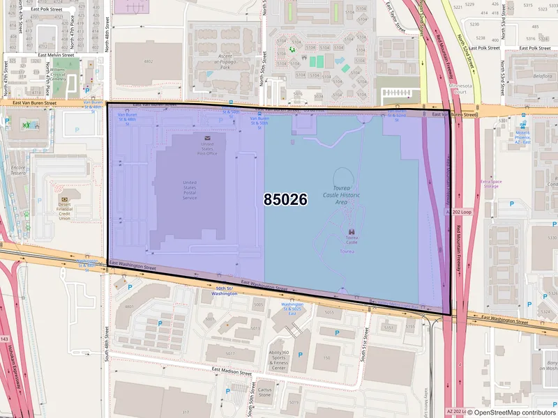 Map of ZIP Code 85026 — Phoenix, AZ