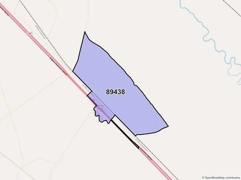 Map of Valmy, Nevada and ZIP codes