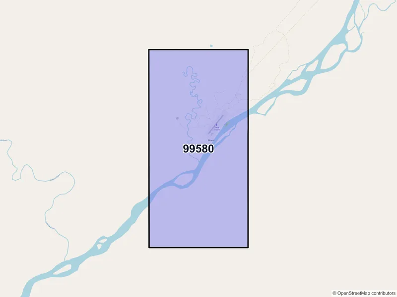 Map of Ekwok, Alaska and ZIP codes