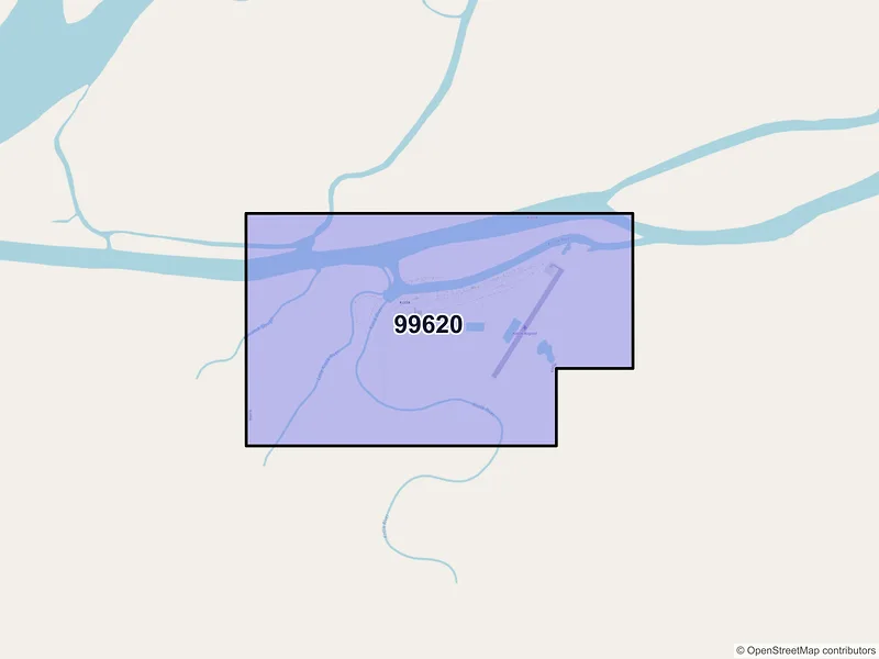 Map of Kotlik, Alaska and ZIP codes