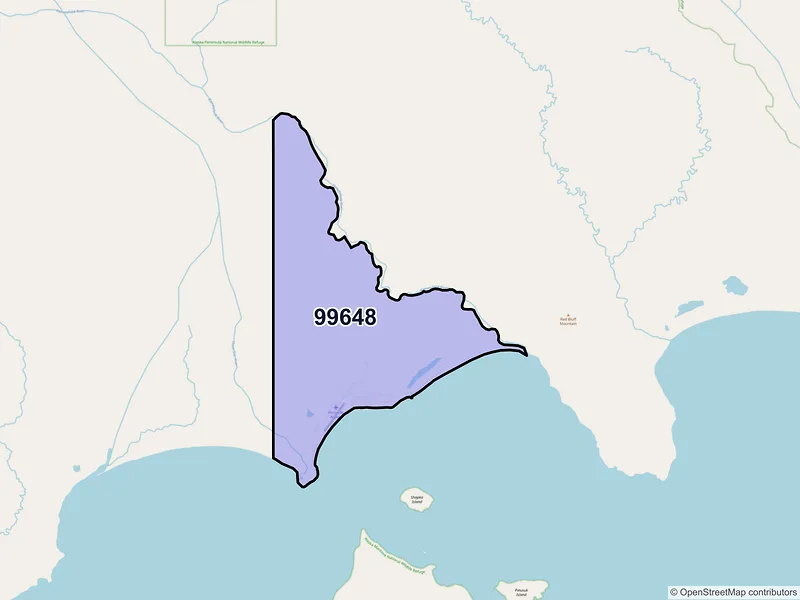 Map of Perryville, Alaska and ZIP codes