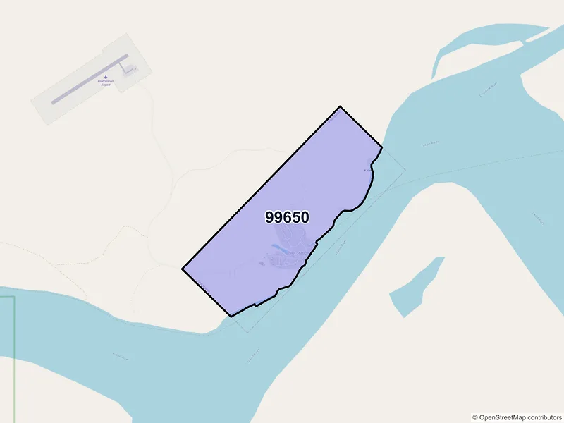 Map of Pilot Station, Alaska and ZIP codes
