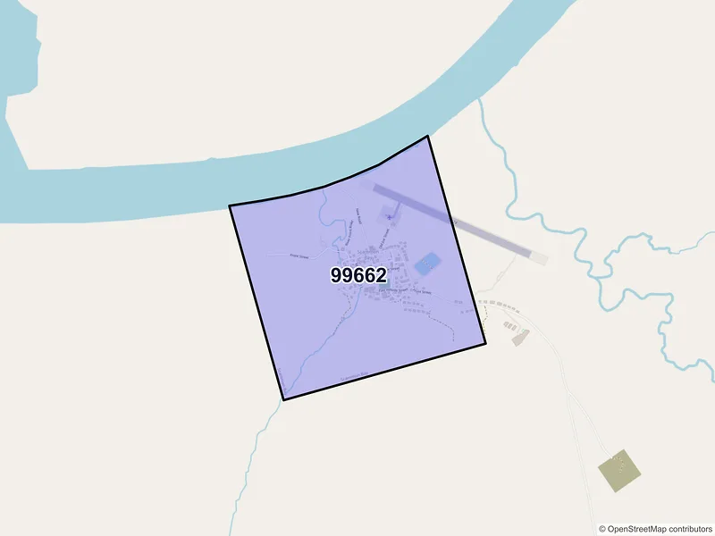 Map of Scammon Bay, Alaska and ZIP codes