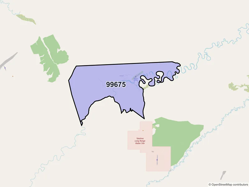 Map of Takotna, Alaska and ZIP codes