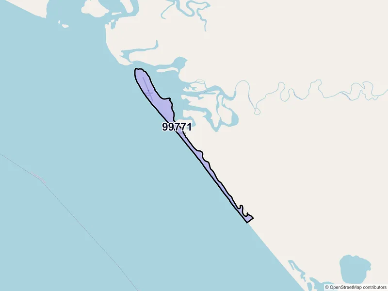 Map of Shaktoolik, Alaska and ZIP codes